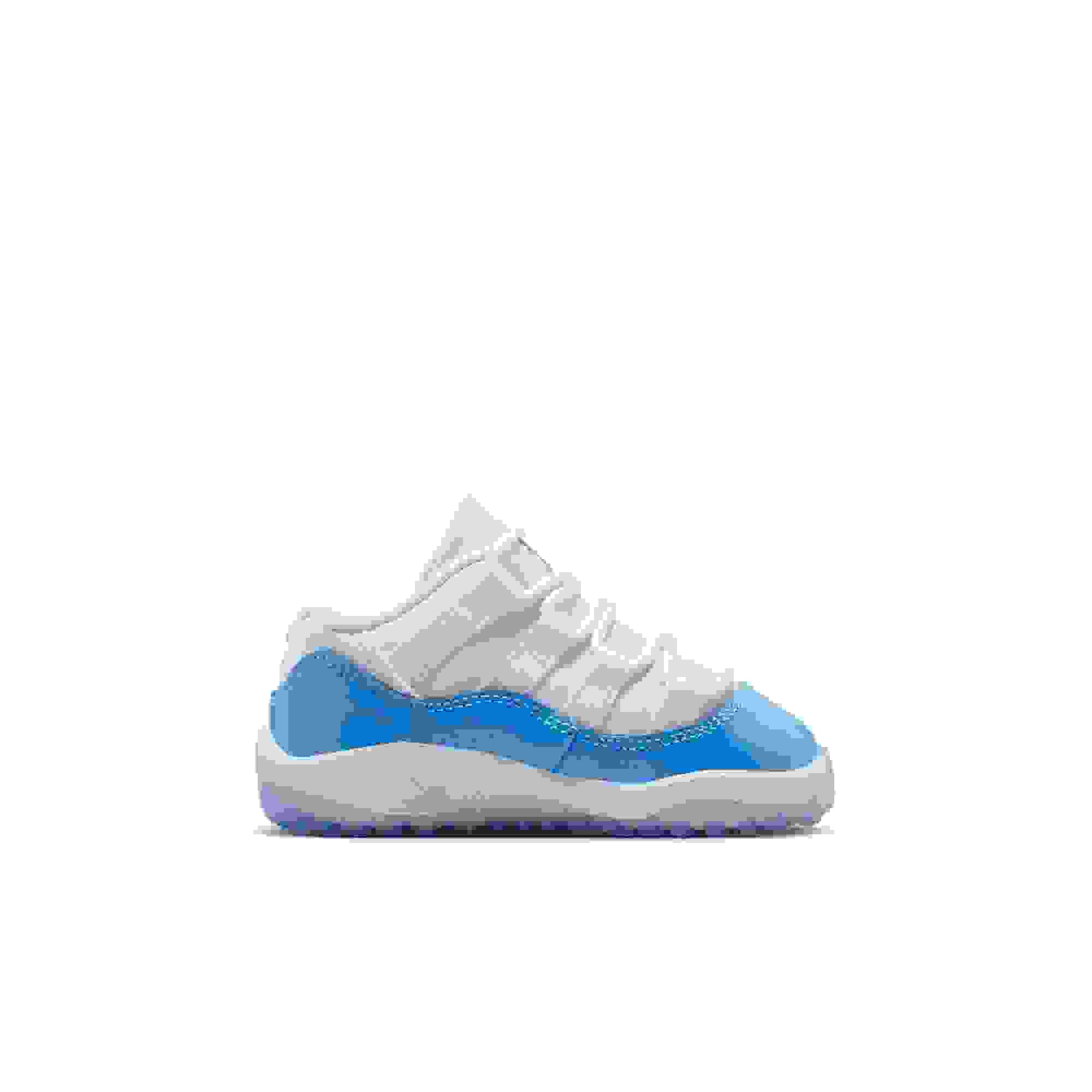 Jordan 11 Retro Low Toddler Kids' "White and University Blue" Shoe